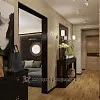 Дизайн проходной прихожей с кирпичной кладкой