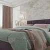 Дизайн спальни с плюшевым текстилем
