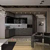 Дизайн кухни, объединенной с гостиной в современном стиле