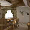 Дизайн гостиной-кабинета в этно стиле