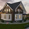Дизайн дома с закругленными стенами